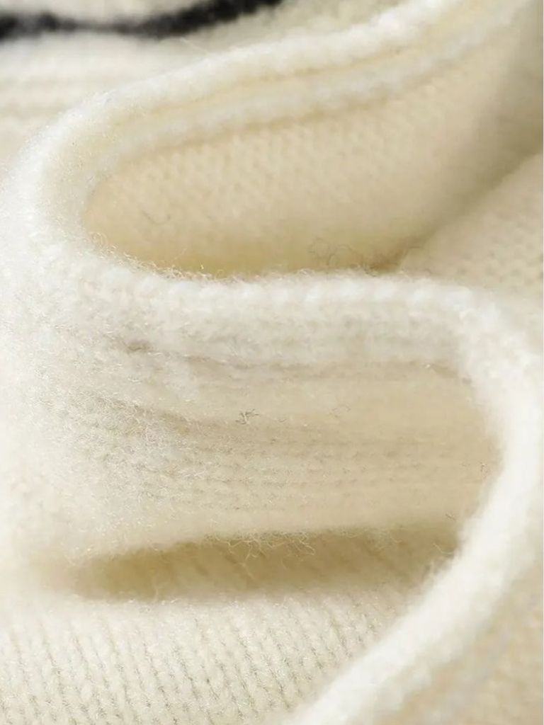 100% Wełniany Sweter Pullover Fair Isle