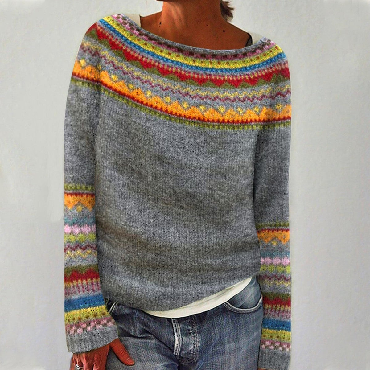 LUCIE | RETRO WINTER PULLOVER