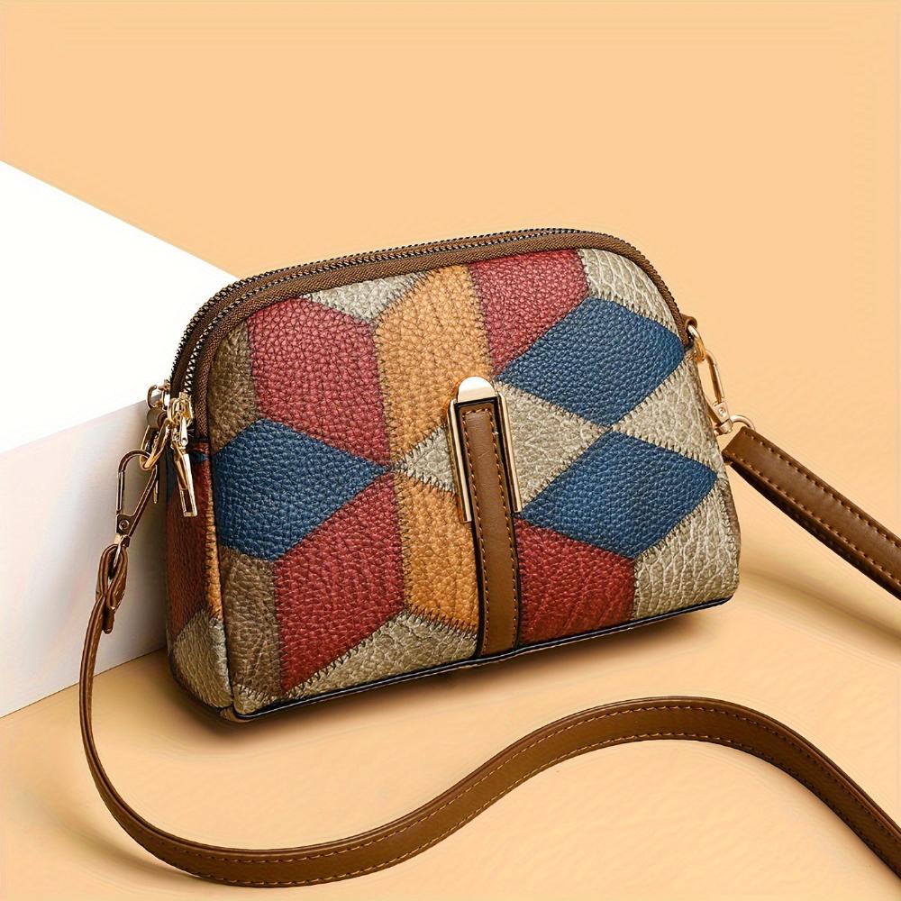 Luna | Mini-torba na ramię w stylu patchwork