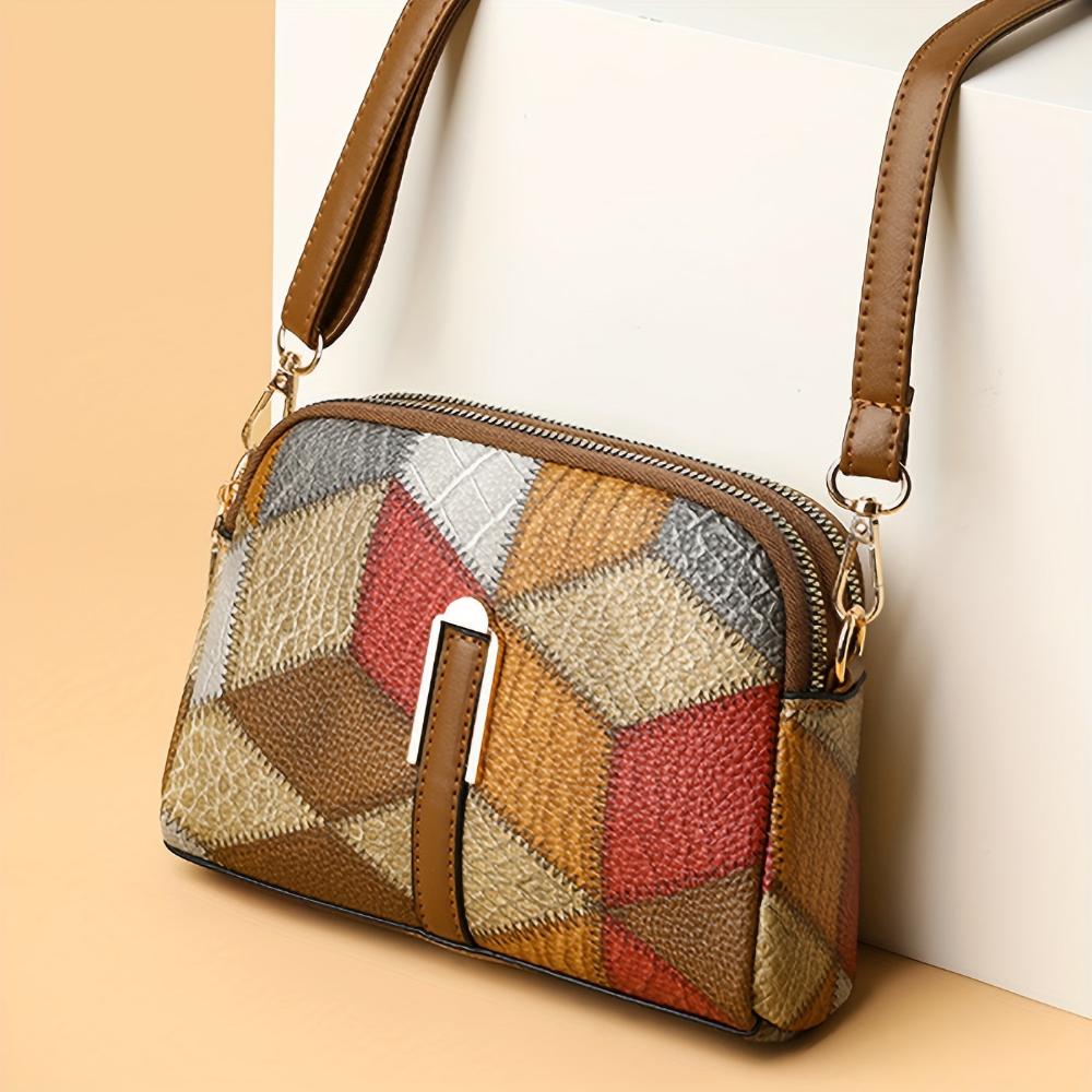 Luna | Mini-torba na ramię w stylu patchwork