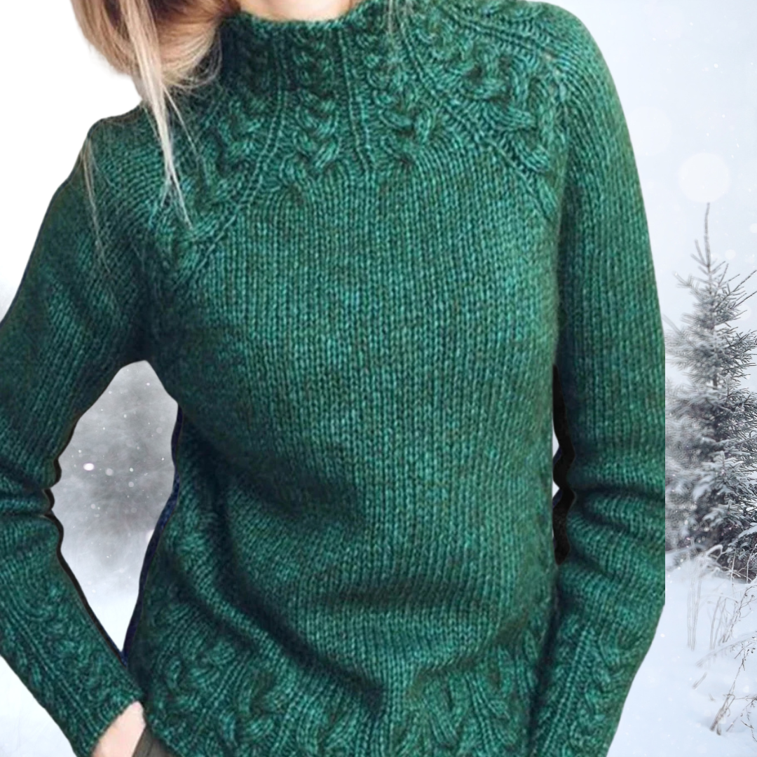 BERNADETTE | PULLOVER WITH VINTAGE TURTLE NECK