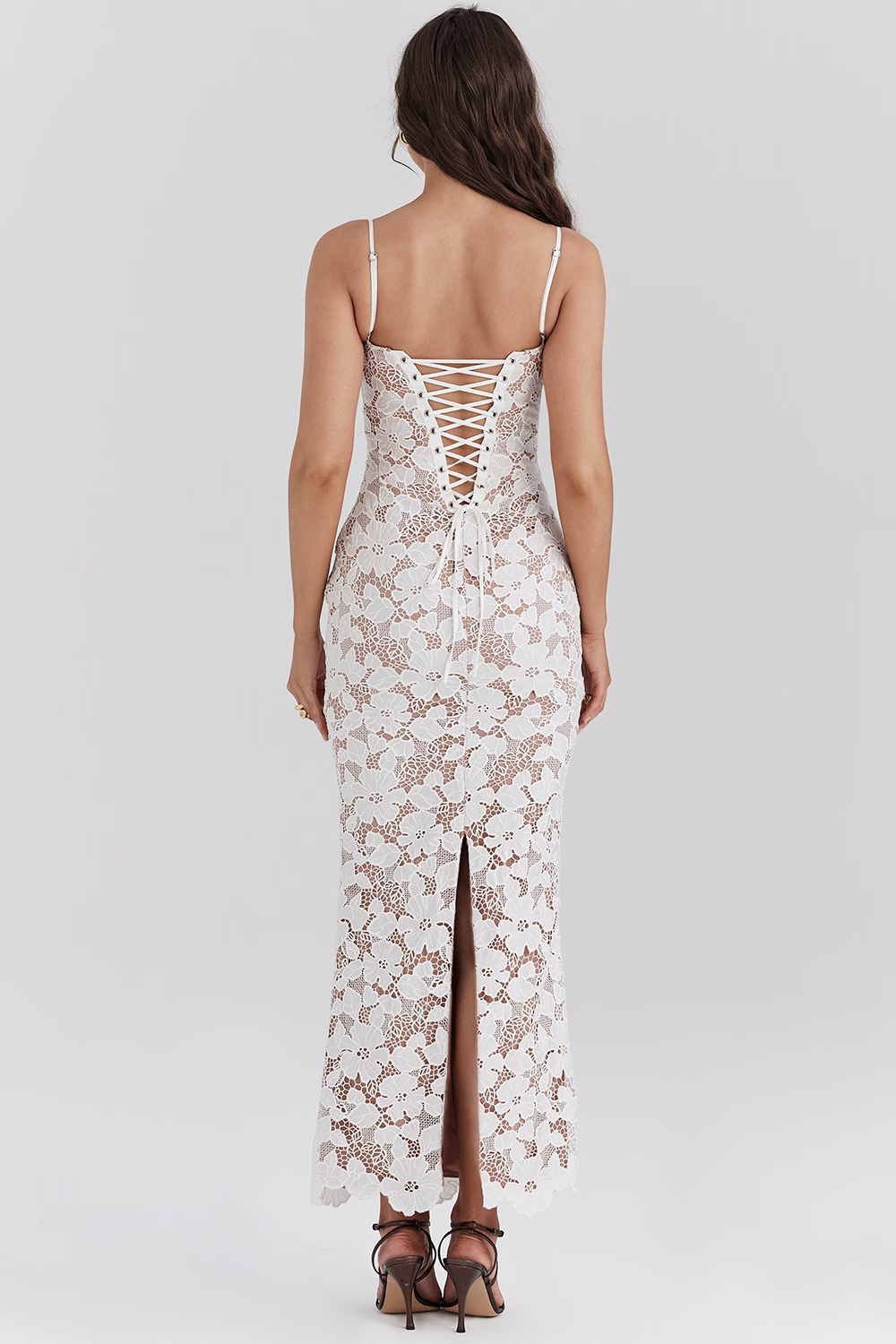 EVANGELINE - Haftowana Sukienka Maxi