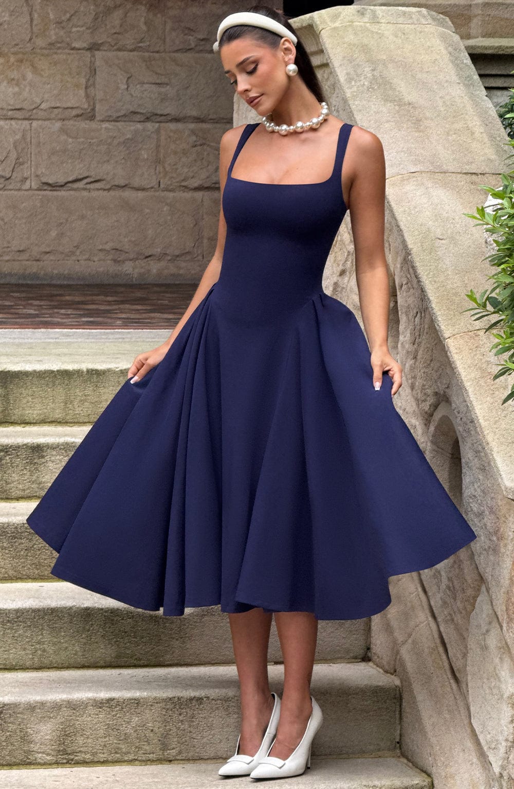Sukienka Mini Betty - Morska