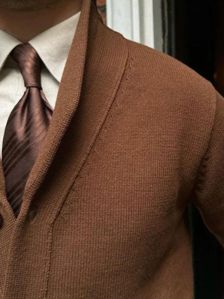 Brytyjski Sweter Kardigan