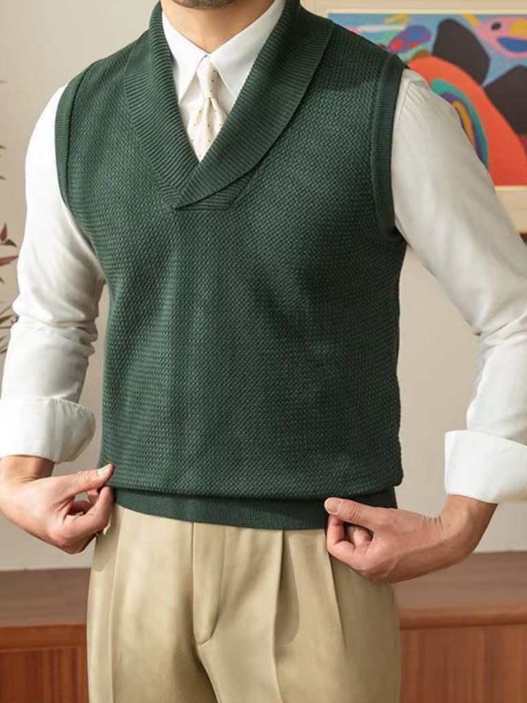 Kamizelka dzianinowa British Knit
