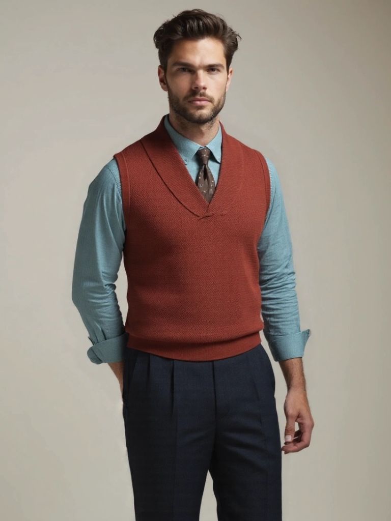 Kamizelka dzianinowa British Knit
