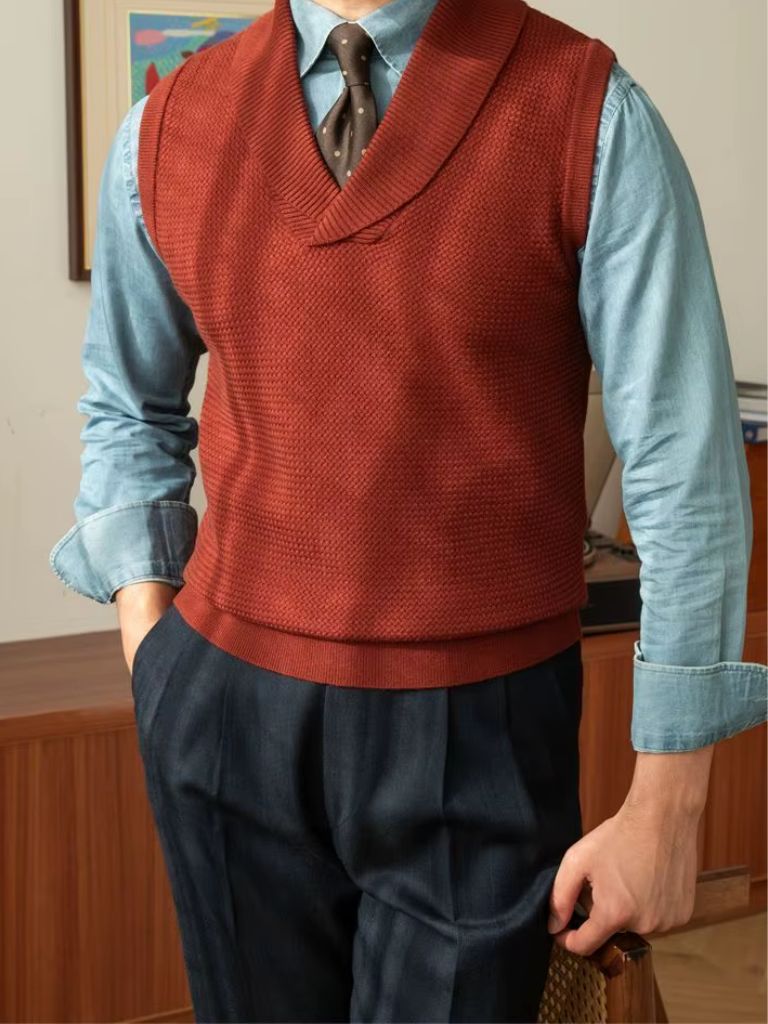 Kamizelka dzianinowa British Knit