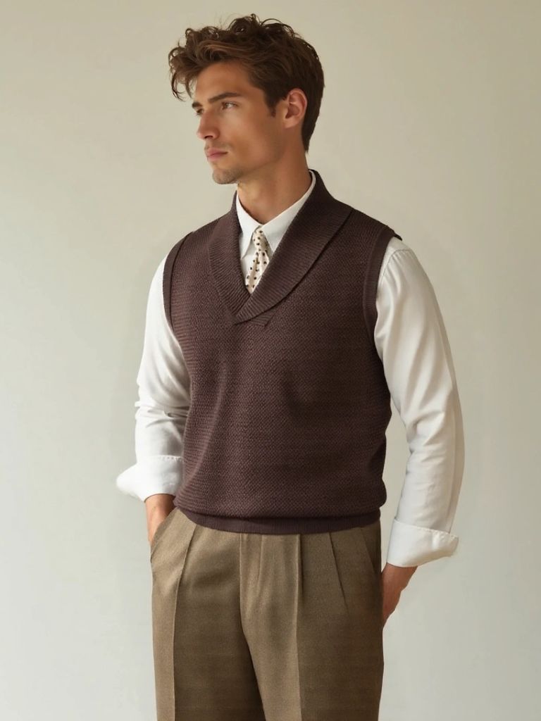 Kamizelka dzianinowa British Knit
