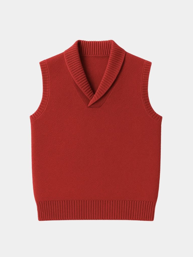 British Knit Knitted Waistcoat