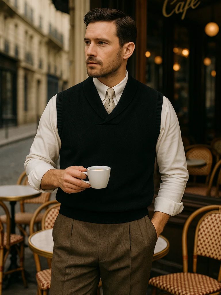 Kamizelka dzianinowa British Knit