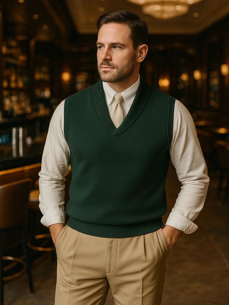 Kamizelka dzianinowa British Knit