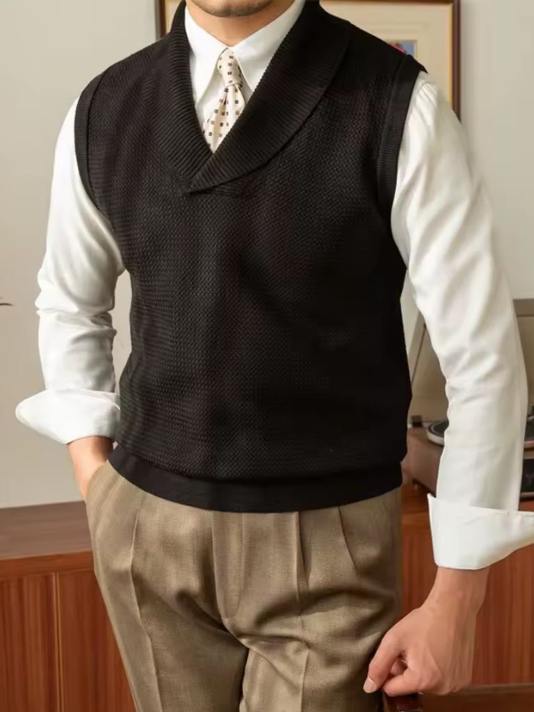 Kamizelka dzianinowa British Knit