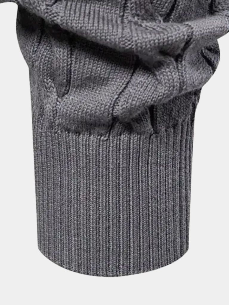 Cotton Sweater with Round Neck