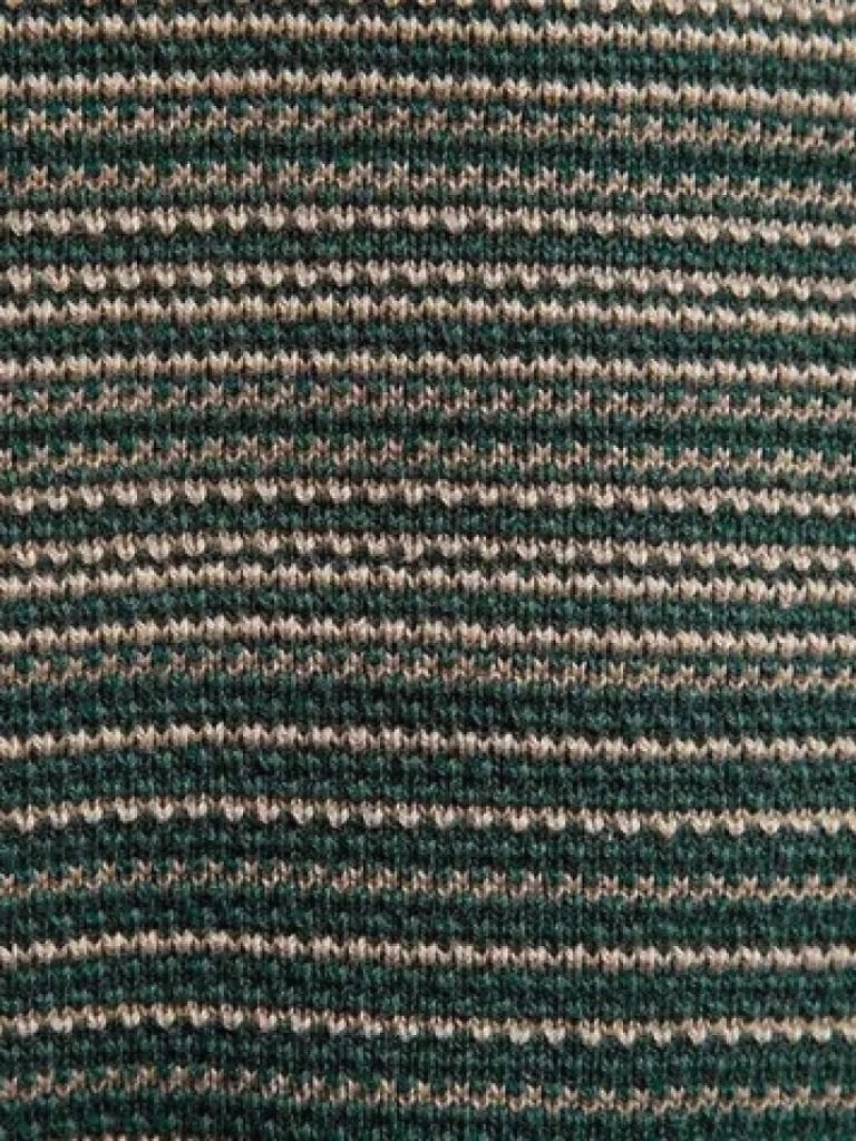 Sweter Pullover z Dzianiny z Okrągłym Dekoltem