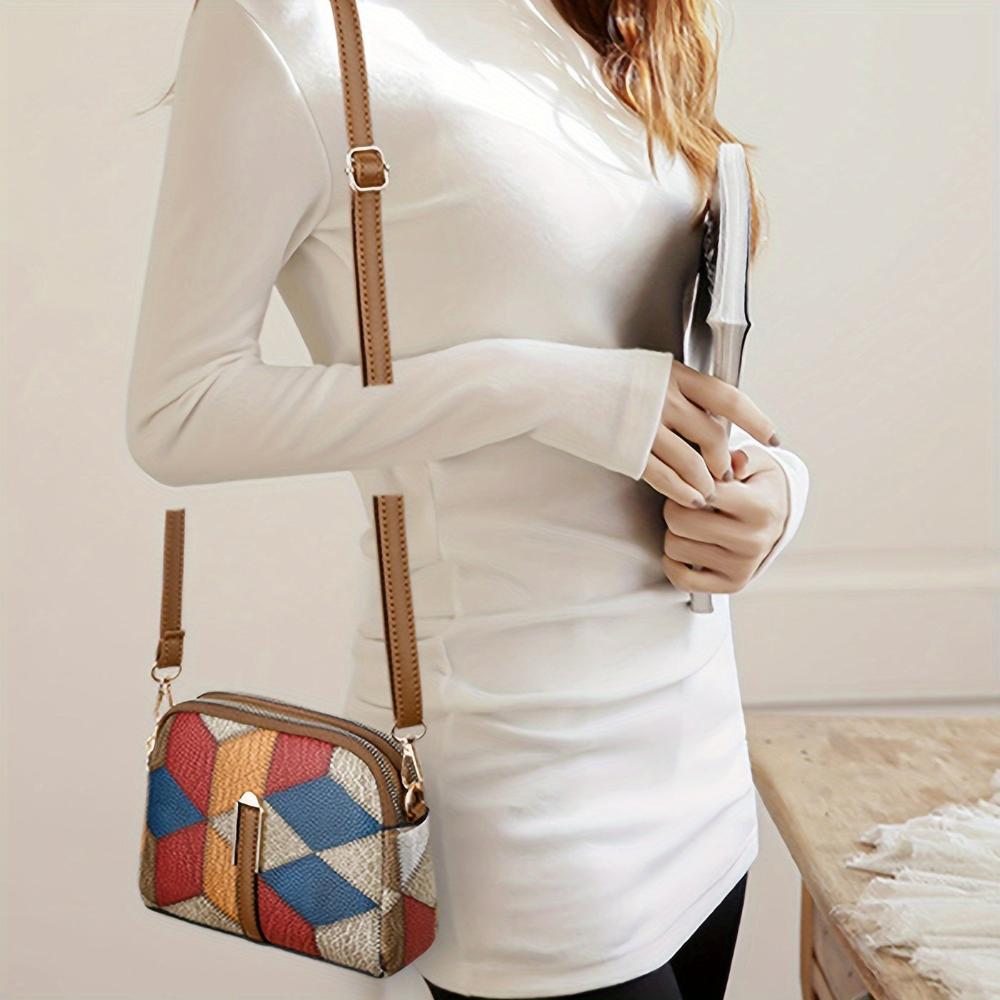 Luna | Mini-torba na ramię w stylu patchwork