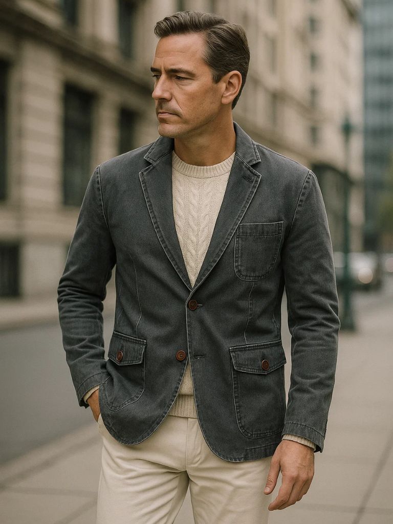 Marynarka Denim Covenant Blazer