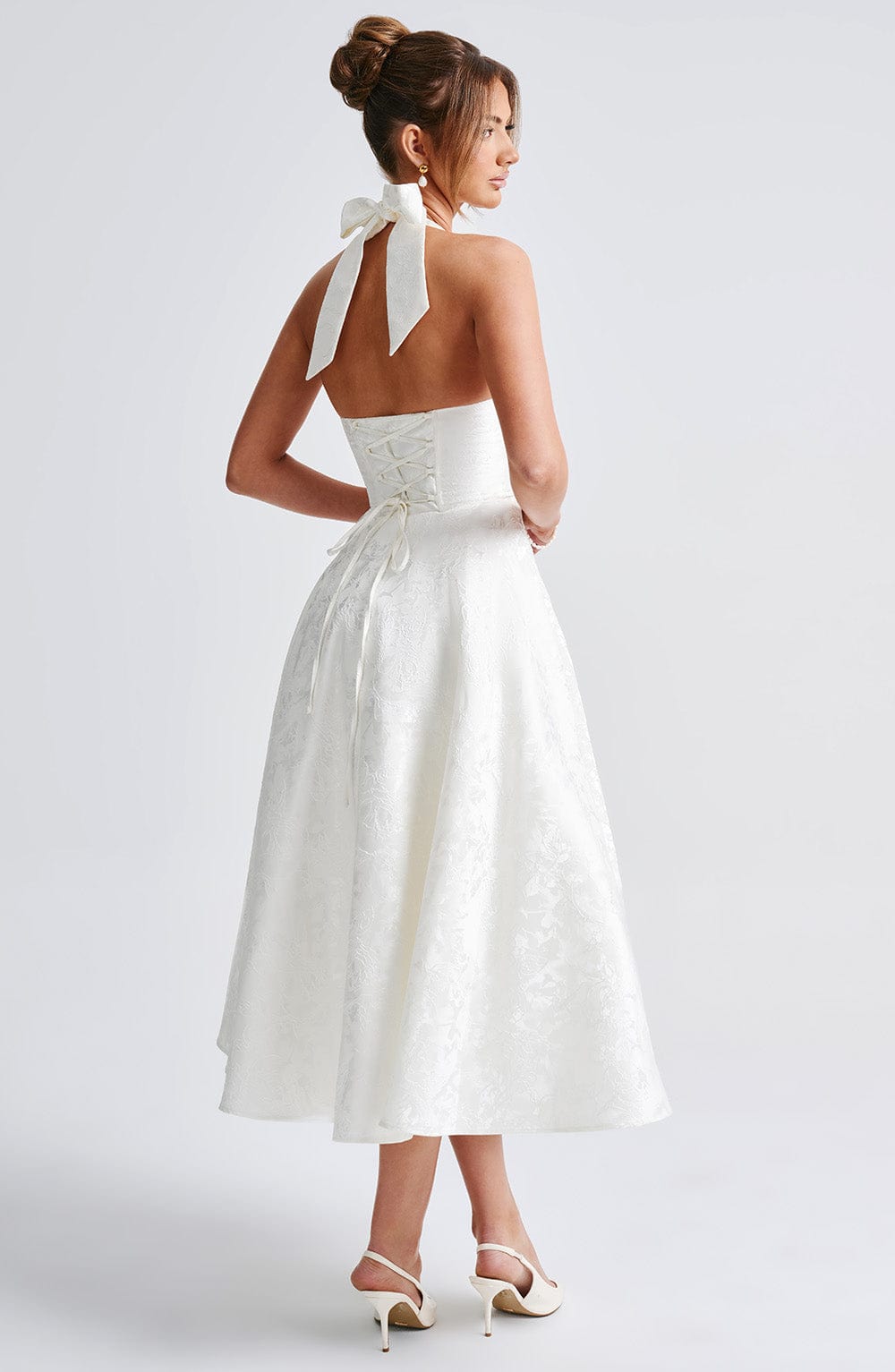 Sukienka Effie Midi - Ecru