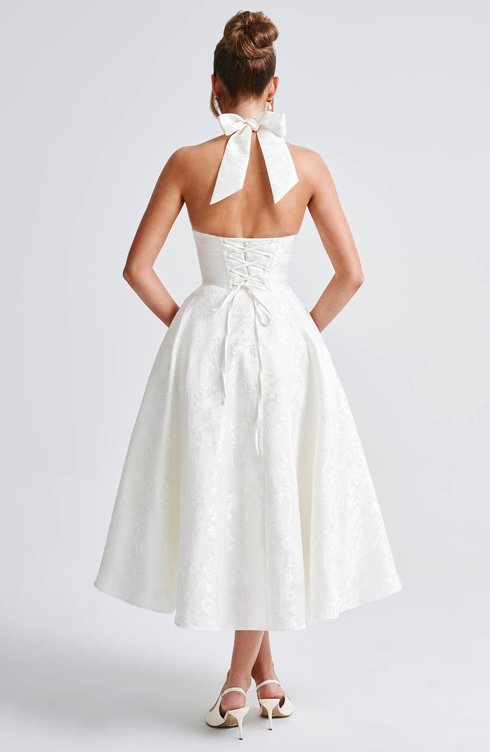 Sukienka Effie Midi - Ecru
