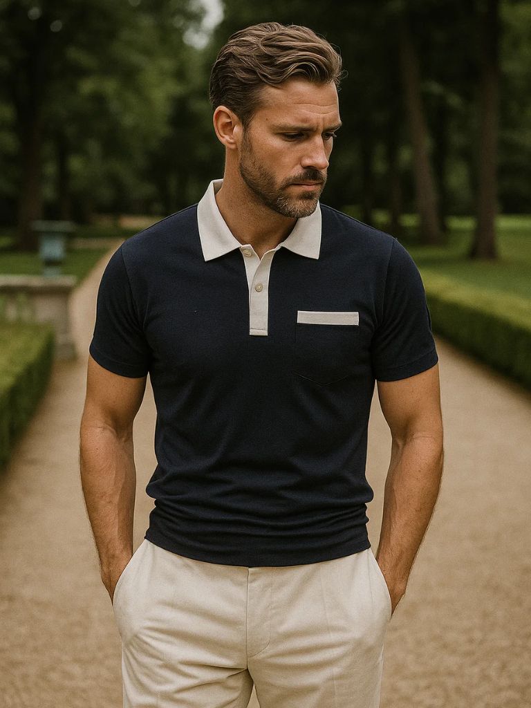 Elegancka koszulka polo golfowa