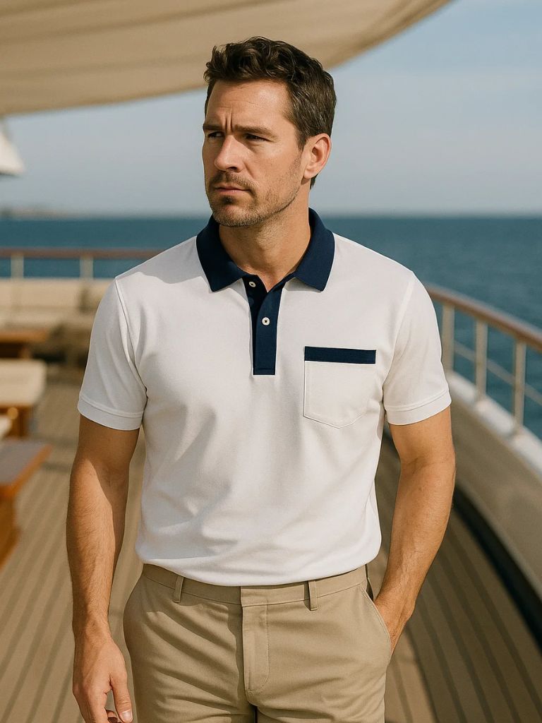 Elegancka koszulka polo golfowa