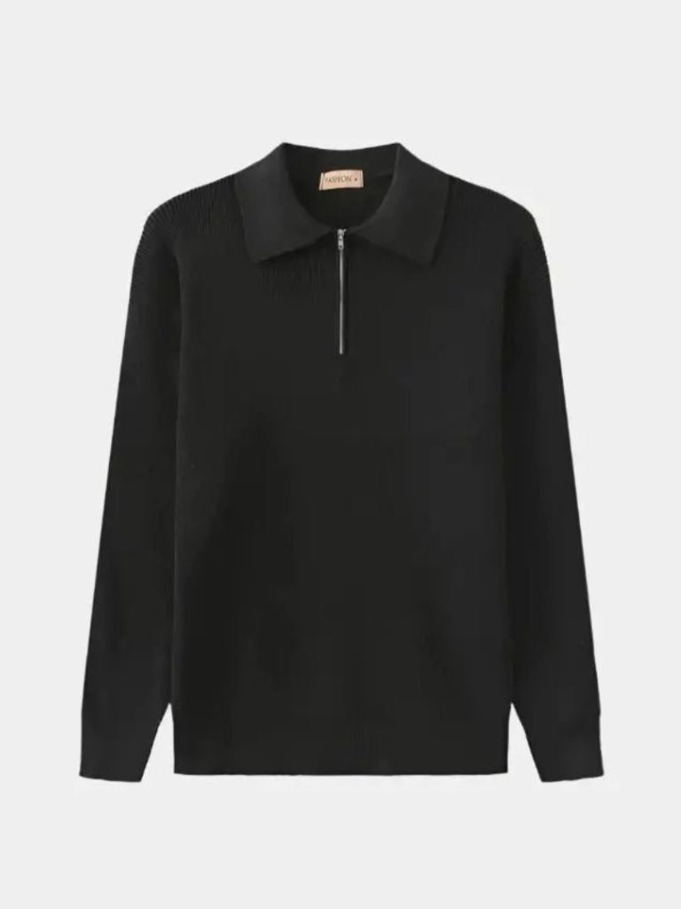 Basic Half-Zip Sweater