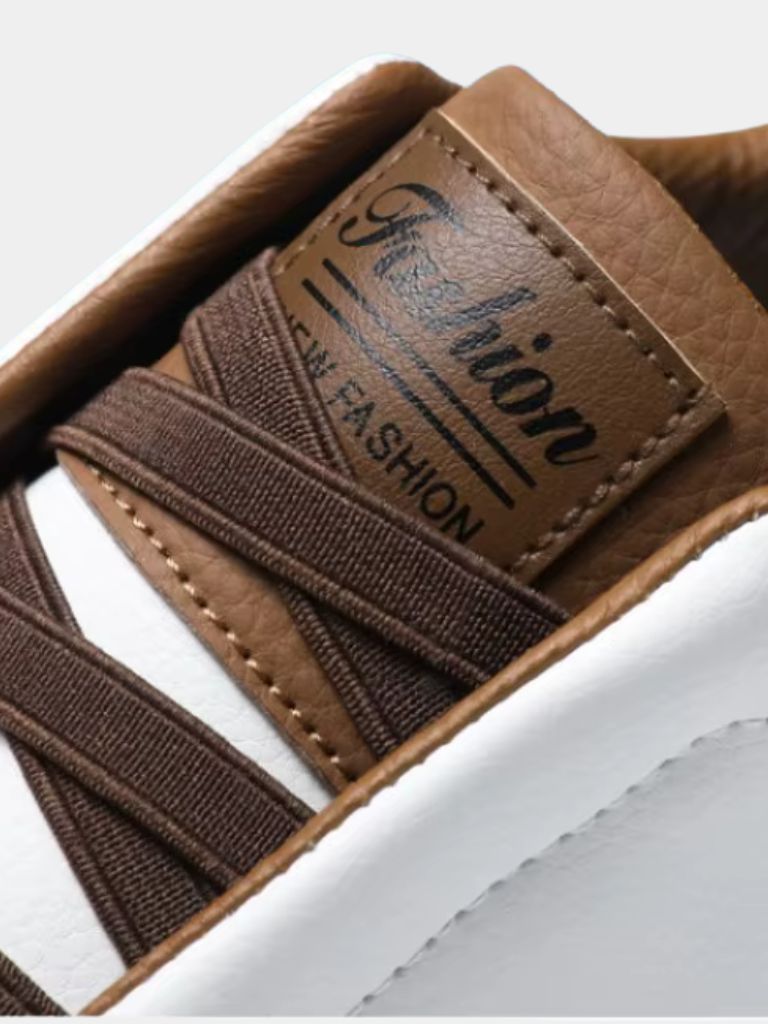 Niezbędne Nowoczesne Skórzane Sneakersy