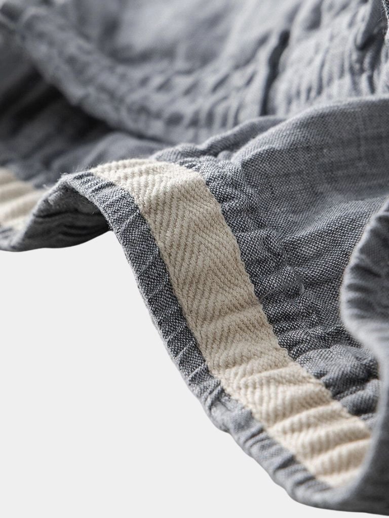 Szorty lniane Gris Mariner
