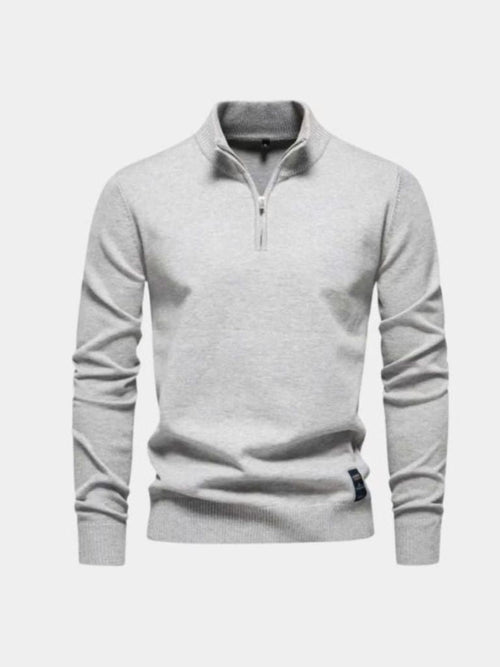 Sweter z półsuwnym zamkiem
