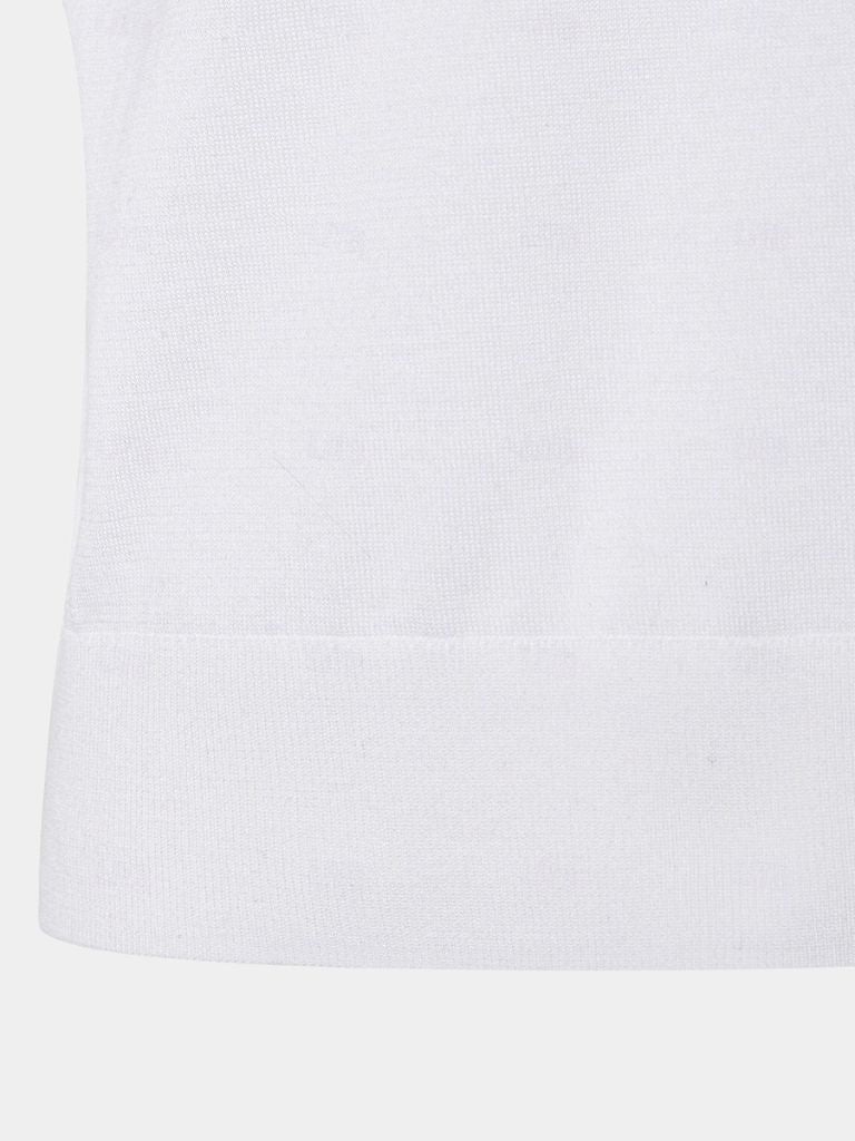 Polo Elite w kolorze kości słoniowej z długim rękawem