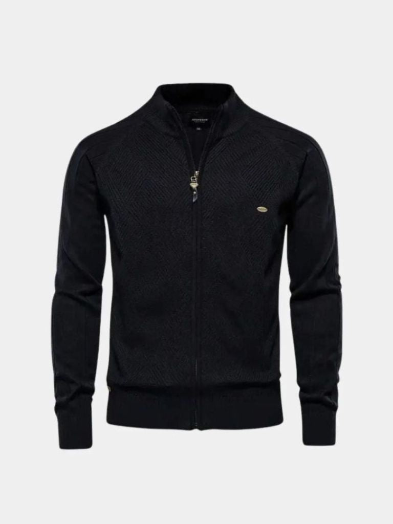 Knitted Cardigan with Zip