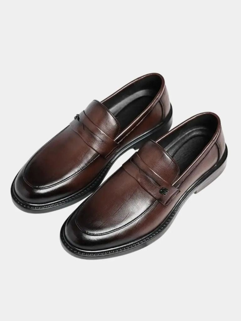 Skórzane Męskie Buty Biznesowe