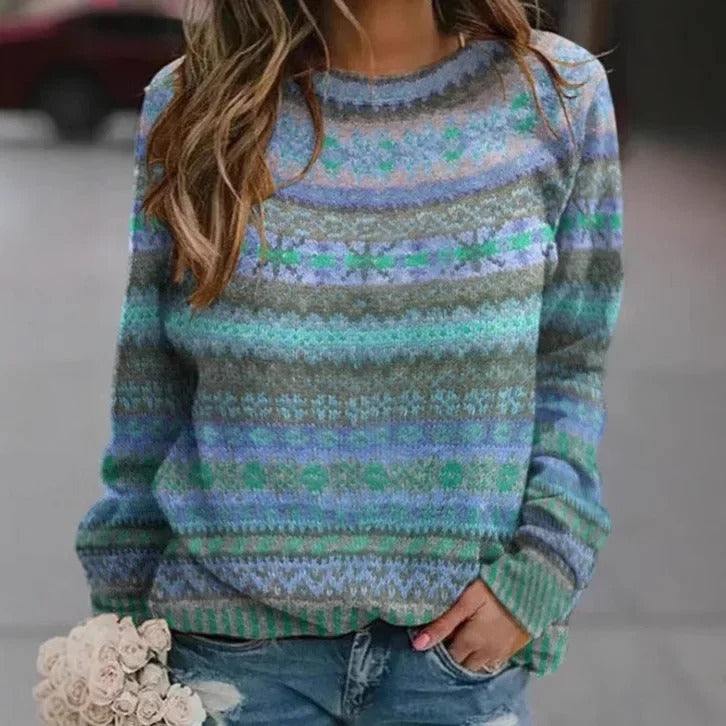 MONIQUE | RETRO WINTER SWEATER