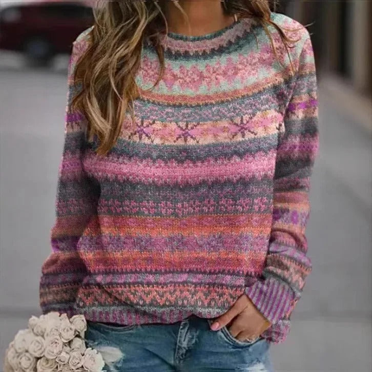 MONIQUE | RETRO WINTER SWEATER