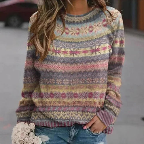 DOMINIQUE | RETRO WINTER PULLOVER