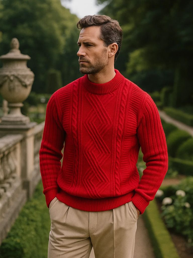 Minimalistyczny Sweter Teksturowany
