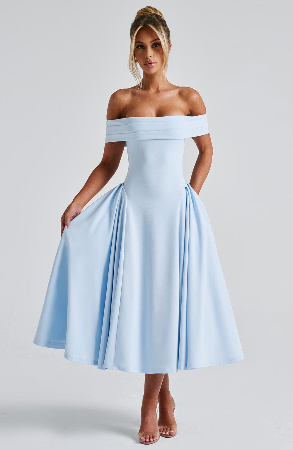 Sukienka Mini Miranda - Niebieska