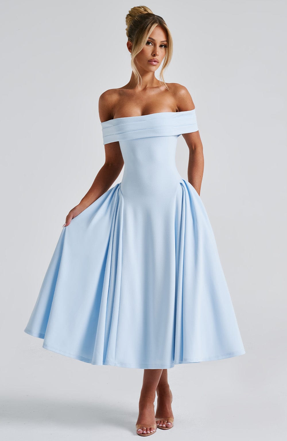Sukienka Mini Miranda - Niebieska