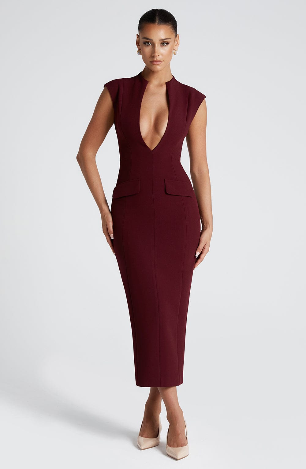 Sukienka Midi Nellie - Cerise Olive