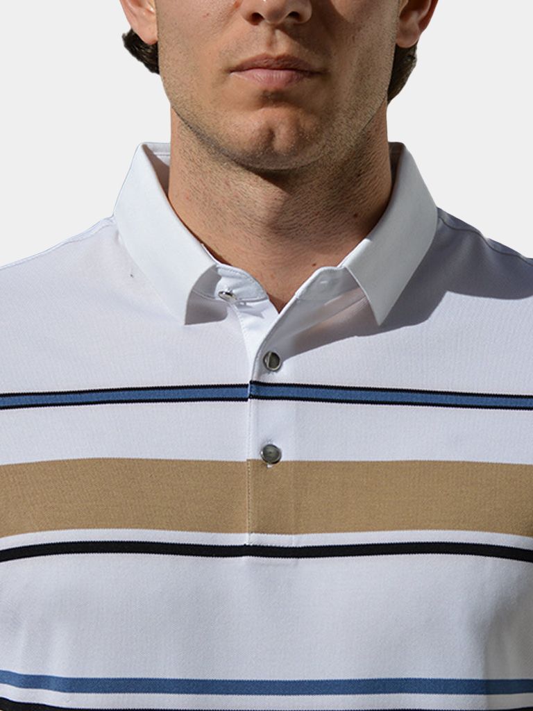 Polo w paski zachodu słońca