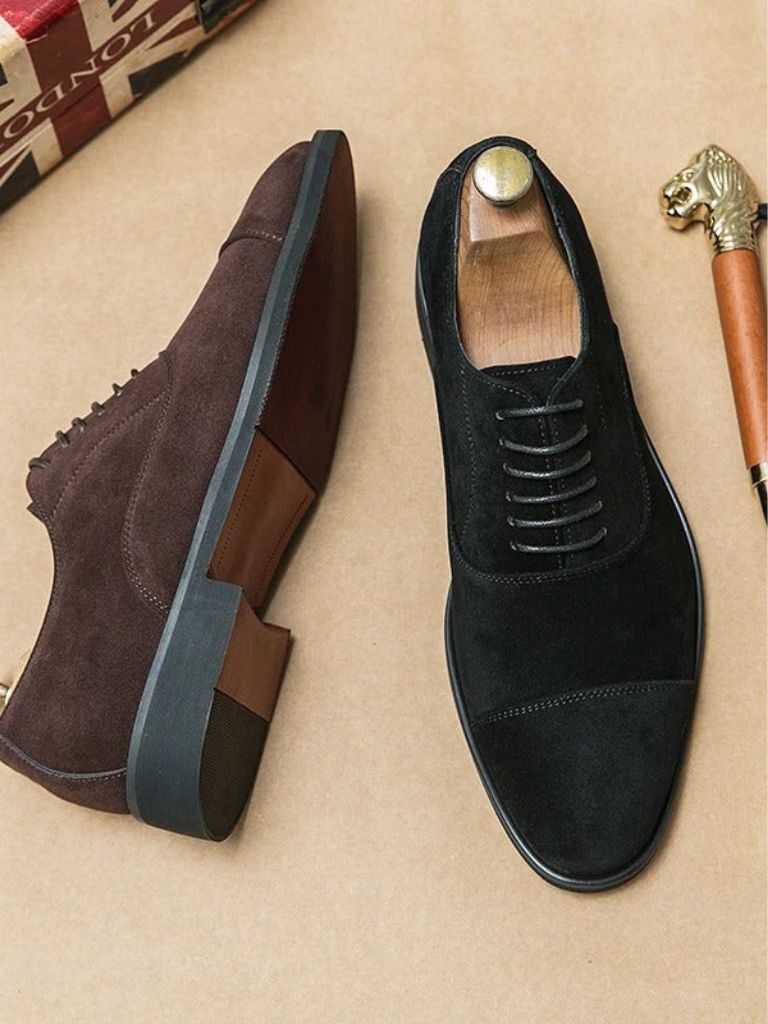 Buty Derby Velvet Monarch