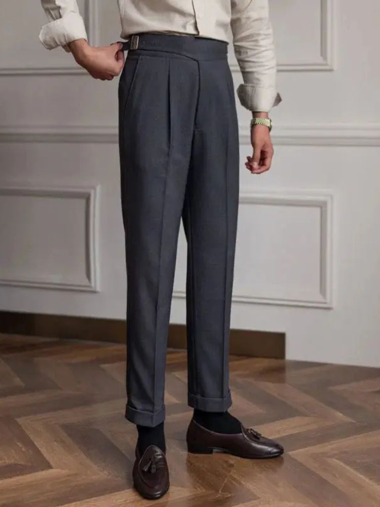 Spodnie w stylu vintage brytyjskim