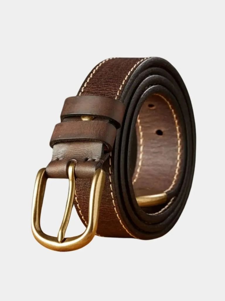 Vintage Thick Leather Belt