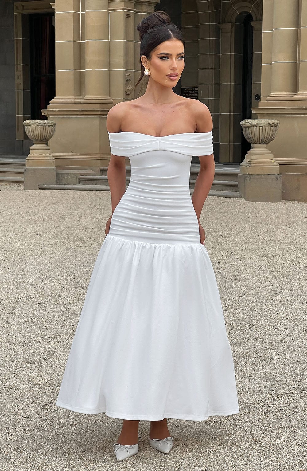 Wilhelmina Midaxi Dress - Iwoire
