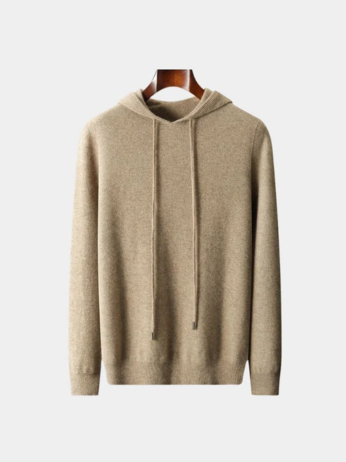 100% Kaszmirowy Sweter z Kapturem