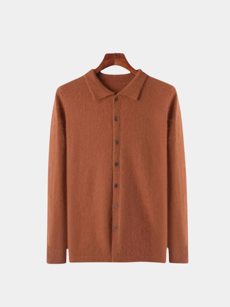 100% Kaszmirowy Kardigan Polo