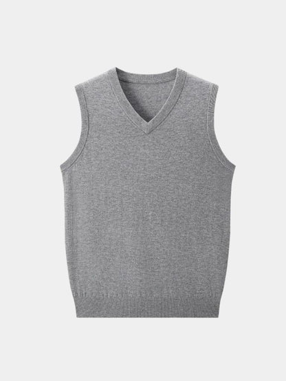 100% Kaszmirowa Kamizelka V Neck