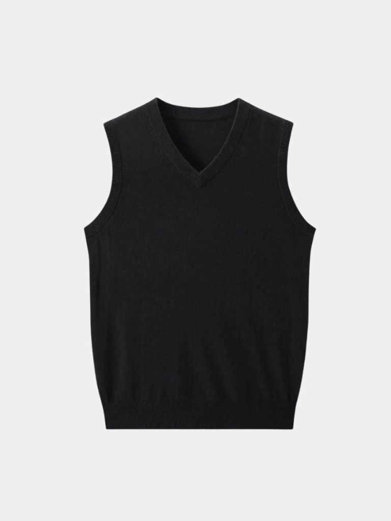 100% Kaszmirowa Kamizelka V Neck
