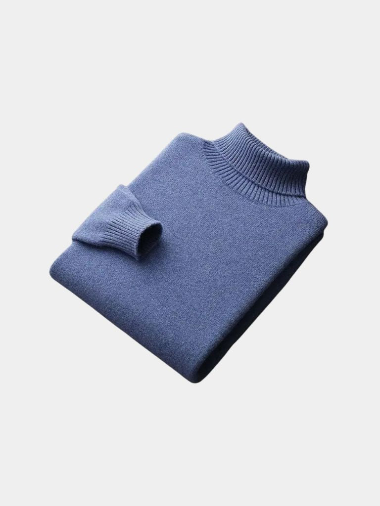 100% Wool Turtleneck Sweater