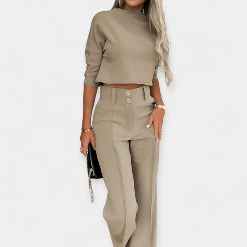 Zestaw Crop Top i Spodnie