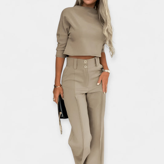 Zestaw Crop Top i Spodnie